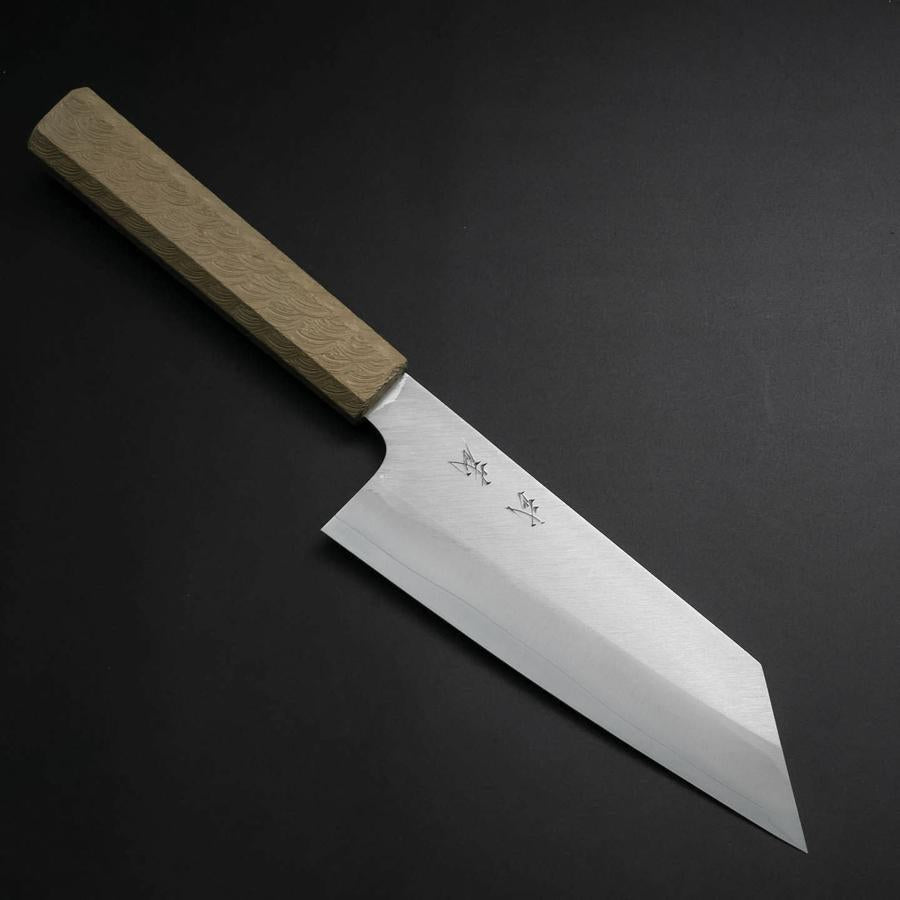 Bunka VG-10 Polished White Urushi Handle 165mm (6.5”)-[Musashi]-[Japanese-Kitchen-Knives]