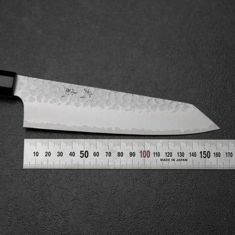 Bunka VG-10 Tsuchime Buffalo Ebony Handle 165mm (6.5”)-[Musashi]-[Japanese-Kitchen-Knives]