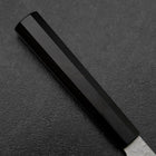 Bunka VG-10 Tsuchime Buffalo Ebony Handle 180mm (7”)-[Musashi]-[Japanese-Kitchen-Knives]