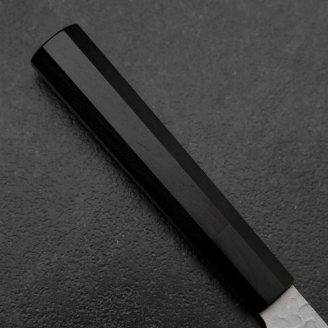 Bunka VG-10 Tsuchime Buffalo Ebony Handle 180mm (7”)-[Musashi]-[Japanese-Kitchen-Knives]