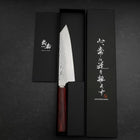 Bunka VG-10 Tsuchime Cherry Red Handle 165mm (6.5”)-[Musashi]-[Japanese-Kitchen-Knives]