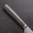 Bunka VG-10 Tsuchime Oval Charcoal Handle 165mm (6.5”)-[Musashi]-[Japanese-Kitchen-Knives]