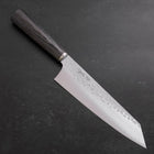 Bunka VG-10 Tsuchime Oval Charcoal Handle 180mm (7”)-[Musashi]-[Japanese-Kitchen-Knives]