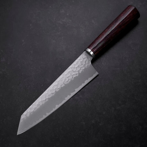 Bunka VG-10 Tsuchime Oval Mahogany Handle 165mm (6.5”)-[Musashi]-[Japanese-Kitchen-Knives]