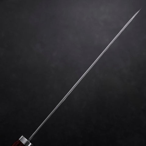 Bunka VG-10 Tsuchime Oval Mahogany Handle 180mm (7”)-[Musashi]-[Japanese-Kitchen-Knives]