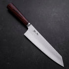 Bunka VG-10 Tsuchime Oval Mahogany Handle 180mm (7”)-[Musashi]-[Japanese-Kitchen-Knives]