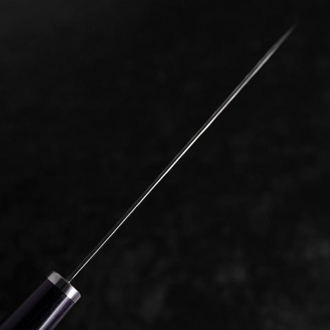 Bunka VG-10 Tsuchime Oval Purple Handle 165mm (6.5”)-[Musashi]-[Japanese-Kitchen-Knives]
