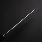 Bunka White Steel #2 Bokashi Buffalo Ebony Handle 165mm (6.5”)-[Musashi]-[Japanese-Kitchen-Knives]