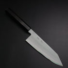 Bunka White Steel #2 Bokashi Buffalo Ebony Handle 165mm (6.5”)-[Musashi]-[Japanese-Kitchen-Knives]