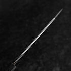 Bunka White Steel #2 Stainless Clad Kurouchi Black Ishime Urushi Handle 180mm (7”)-[Musashi]-[Japanese-Kitchen-Knives]