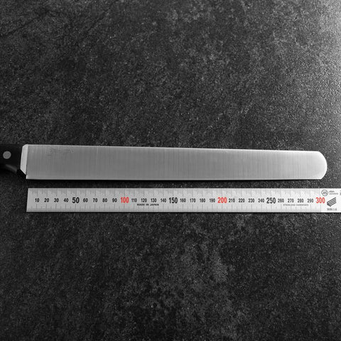 Cake knife Molybdenum Polished Western Handle 300mm (11.8”)-[Musashi]-[Japanese-Kitchen-Knives]
