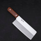 Chinese Cleaver VG-10 Damascus Cherry Handle 180mm (7”)-[Musashi]-[Japanese-Kitchen-Knives]