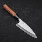 Deba AUS-10 Polished Buffalo Teak Handle 150mm (5.9”)-[Musashi]-[Japanese-Kitchen-Knives]