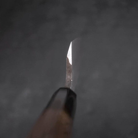 Deba AUS-10 Polished Buffalo Wenge Handle 180mm (7”)-[Musashi]-[Japanese-Kitchen-Knives]