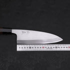 Deba AUS-10 Polished Buffalo Wenge Handle 180mm (7”)-[Musashi]-[Japanese-Kitchen-Knives]