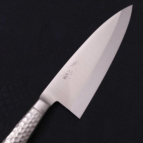 Deba All-Stainless Pure-Molybdenum 135mm (5.3”)-[Musashi]-[Japanese-Kitchen-Knives]