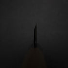 Deba Blue Steel #1 Kasumi Buffalo Teak Handle 135mm (5.3”)-[Musashi]-[Japanese-Kitchen-Knives]
