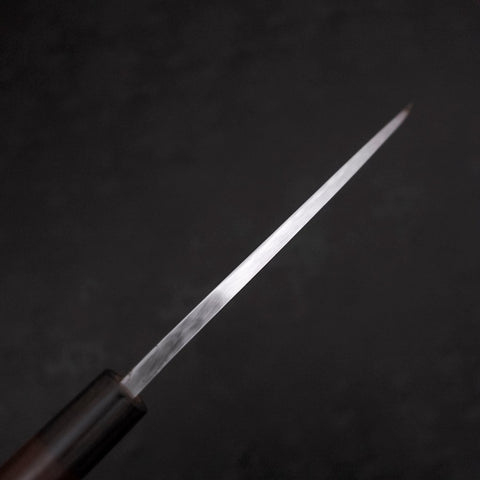 Deba Blue Steel #2 Damascus Shitan Handle 150mm (5.9”)-[Musashi]-[Japanese-Kitchen-Knives]