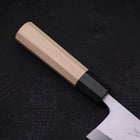 Deba Blue Steel #2 Kasumi Buffalo Magnolia Handle 165mm (6.5”)-[Musashi]-[Japanese-Kitchen-Knives]