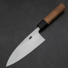 Deba Blue Steel #2 Kasumi Walnut Handle 150mm (5.9”)-[Musashi]-[Japanese-Kitchen-Knives]