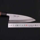 Deba Blue Steel #2 Kasumi Walnut Handle 150mm (5.9”)-[Musashi]-[Japanese-Kitchen-Knives]