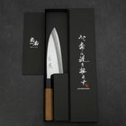 Deba Blue Steel #2 Kasumi Walnut Handle 150mm (5.9”)-[Musashi]-[Japanese-Kitchen-Knives]