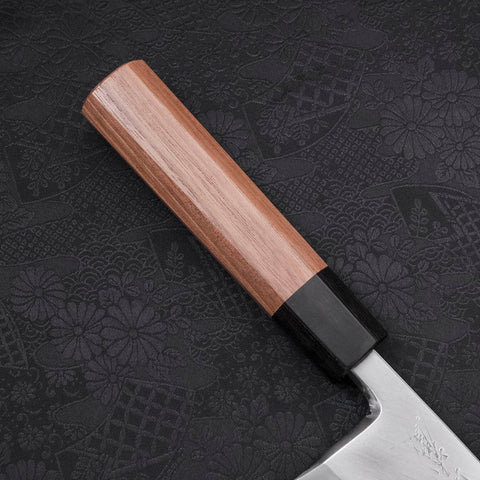 Deba Blue Steel #2 Kasumi Walnut Handle 195mm (7.7”)-[Musashi]-[Japanese-Kitchen-Knives]