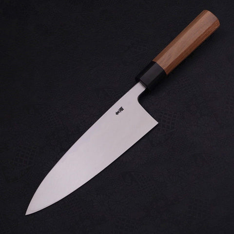 Deba Blue Steel #2 Kasumi Walnut Handle 210mm (8.3”)-[Musashi]-[Japanese-Kitchen-Knives]