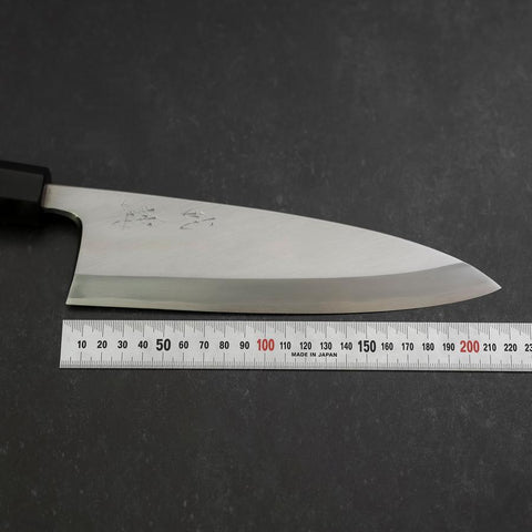 Deba Blue Steel #2 Kasumi Walnut Handle 210mm (8.3”)-[Musashi]-[Japanese-Kitchen-Knives]
