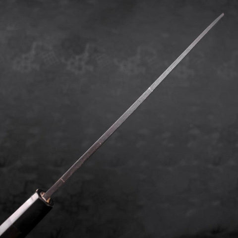 Deba Blue Steel #2 Kurouchi Buffalo Ebony Handle 270mm - Thick (10.6”)-[Musashi]-[Japanese-Kitchen-Knives]