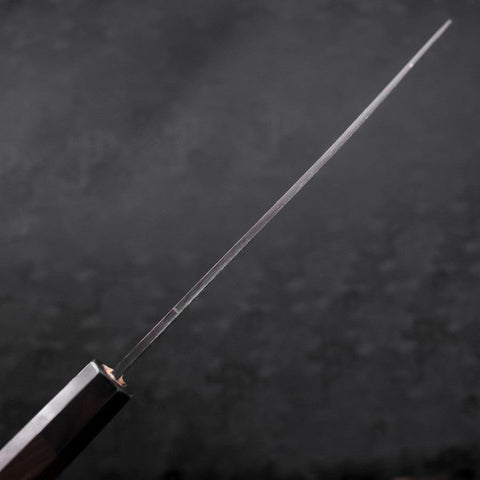 Deba Blue Steel #2 Kurouchi Buffalo Ebony Handle 270mm - Thin (10.6”)-[Musashi]-[Japanese-Kitchen-Knives]
