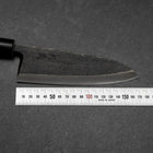 Deba Blue Steel #2 Kurouchi Magnolia Handle 165mm (6.5”)-[Musashi]-[Japanese-Kitchen-Knives]