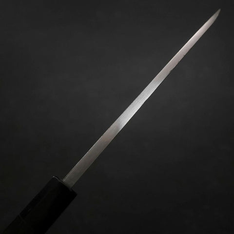 Deba Blue Steel #2 Suminagashi Buffalo Ebony Handle 165mm (6.5”)-[Musashi]-[Japanese-Kitchen-Knives]
