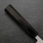 Deba Blue Steel #2 Suminagashi Buffalo Ebony Handle 165mm (6.5”)-[Musashi]-[Japanese-Kitchen-Knives]