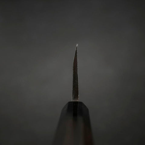 Deba Blue Steel #2 Suminagashi Buffalo Ebony Handle 180mm (7”)-[Musashi]-[Japanese-Kitchen-Knives]