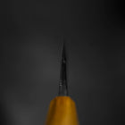 Deba Double Bevel White Steel #2 Kurouchi Oak Handle 180mm (7”)-[Musashi]-[Japanese-Kitchen-Knives]
