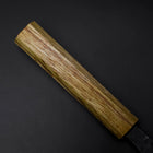 Deba Double Bevel White Steel #2 Kurouchi Oak Handle 180mm (7”)-[Musashi]-[Japanese-Kitchen-Knives]