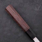Deba Left Hand AUS-10 Polished Buffalo Wenge Handle 150mm (5.9”)-[Musashi]-[Japanese-Kitchen-Knives]