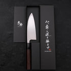 Deba Left Hand AUS-10 Polished Buffalo Wenge Handle 150mm (5.9”)-[Musashi]-[Japanese-Kitchen-Knives]