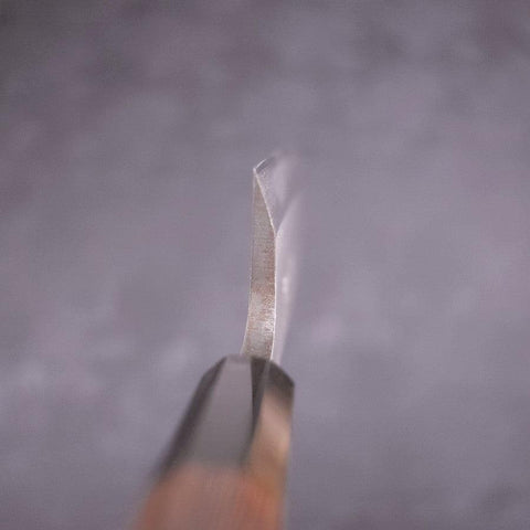 Deba Left Hand AUS-10 Polished Buffalo Wenge Handle 165mm (6.5”)-[Musashi]-[Japanese-Kitchen-Knives]