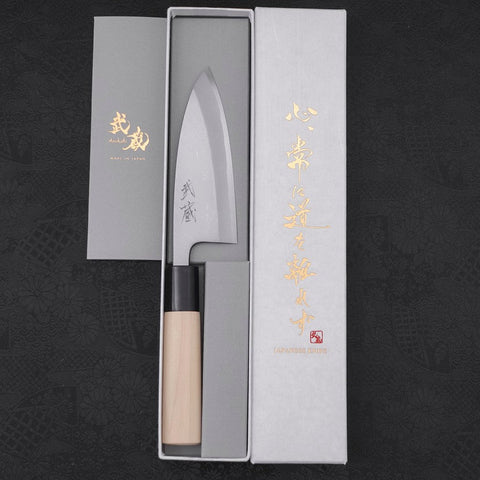 Deba SK Steel Kasumi Magnolia Handle 120mm (4.7”)-[Musashi]-[Japanese-Kitchen-Knives]