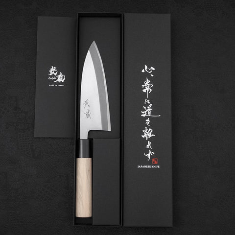 Deba SK Steel Kasumi Magnolia Handle 155mm (6.1”)-[Musashi]-[Japanese-Kitchen-Knives]