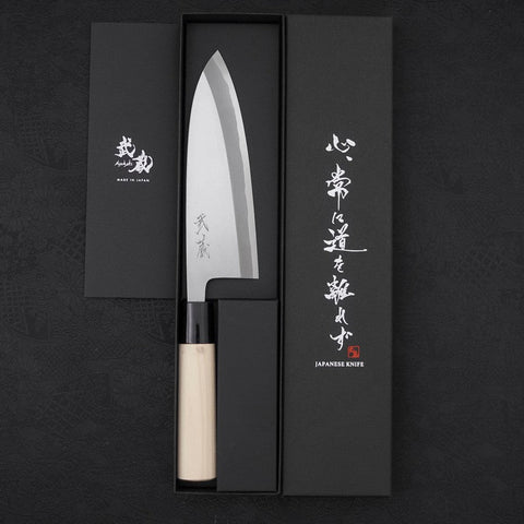 Deba SK Steel Kasumi Magnolia Handle 165mm (6.5”)-[Musashi]-[Japanese-Kitchen-Knives]