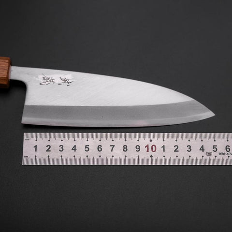 Deba SK Steel Kasumi Oak Handle 150mm (5.9”)-[Musashi]-[Japanese-Kitchen-Knives]