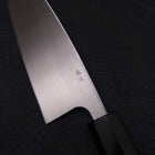 Deba Silver Steel #3 Kasumi Buffalo Ebony Handle 165mm (6.5”)-[Musashi]-[Japanese-Kitchen-Knives]