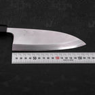 Deba Silver Steel #3 Kasumi Buffalo Teak Handle 165mm (6.5”)-[Musashi]-[Japanese-Kitchen-Knives]