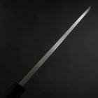 Deba Silver Steel #3 Kasumi Buffalo Teak Handle 180mm (7”)-[Musashi]-[Japanese-Kitchen-Knives]