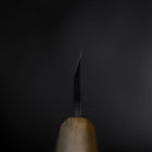 Deba Silver Steel #3 Kasumi Yaki Urushi Handle 165mm (6.5”)-[Musashi]-[Japanese-Kitchen-Knives]