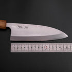 Deba Silver Steel #3 Kasumi Yaki Urushi Handle 165mm (6.5”)-[Musashi]-[Japanese-Kitchen-Knives]