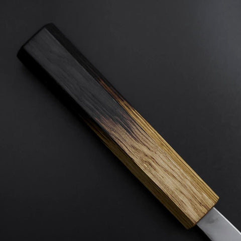 Deba Silver Steel #3 Kasumi Yaki Urushi Handle 180mm (7”)-[Musashi]-[Japanese-Kitchen-Knives]